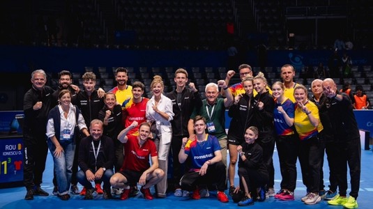 Zi istorică pentru tenisul de masă românesc! Echipele naţionale, în lupta pentru aurul european. Tricolorii joacă în premieră într-o finală continentală