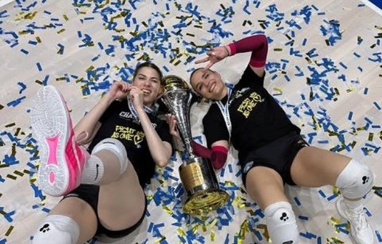 Regina voleiului! Petrecerea a început chiar pe teren: „Cred că încă nu realizez 100% ce s-a întâmplat, dar sunt foarte mândră”