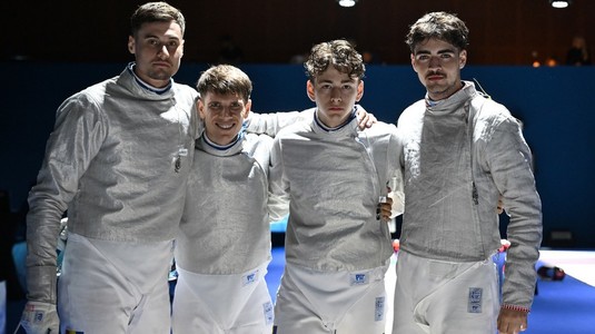 România este vicecampioana Europei la sabie masculin echipe
