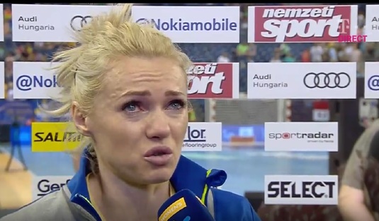 VIDEO | Iulia Curea, în lacrimi după eşecul cu Gyor: ”Sufăr enorm! Meciul de mâine este doar de entertainment”