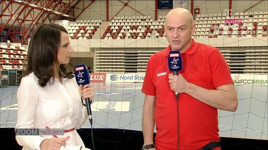 Constantin Ştefan, antrenorul echipei Dinamo: ”N-am avut timp să plângem după eşecul din Norvegia”