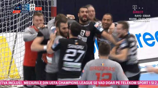 VIDEO | Dinamo a dat Thun(ul)! Handbaliştii pregătiţi de Constantin Ştefan s-au calificat în play-off-ul Ligii Campionilor