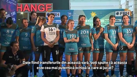VIDEO | CSM Bucureşti şi-a prezentat lotul pentru noul sezon. Cristina Neagu are planuri mari: "E cea mai bună echipă!"