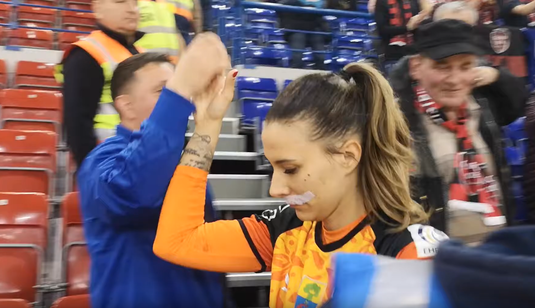 VIDEO | Scene surprinzătoare în Ungaria. Ce au făcut jucătoarele şi suporterii echipei Erd în faţa fanilor români