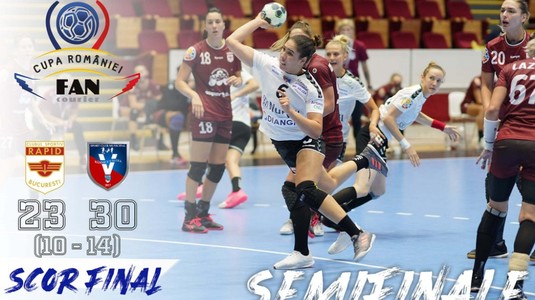 SCM Rm. Vâlcea, prima finalistă a Cupei României la handbal feminin