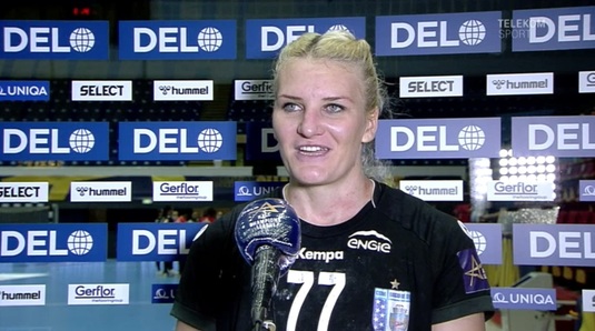 VIDEO | Crina Pintea, fericită după victoria concludentă din partida cu Metz. "Mă bucur din tot sufletul că am fost tari şi am jucat bine"