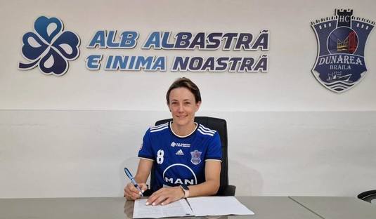Kristina Liscevic, cea mai bună handbalistă străină din Liga Naţională doi ani consecutiv, a semnat cu Dunărea Brăila