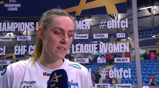 VIDEO | Emilie Arntzen, după Esbjerg - CSM Bucureşti 32-28: ”Am luat prea multe goluri! Trebuie să găsim soluţii”