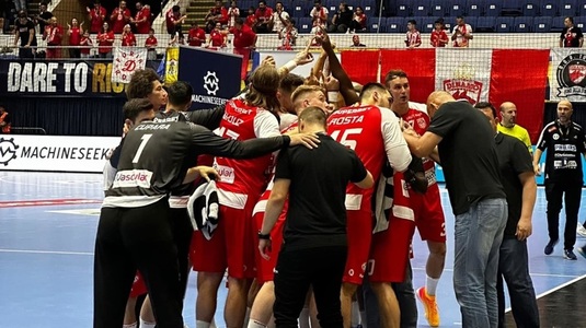 Eşec pentru Dinamo Bucureşti în Liga Campionilor. Campioana de la handbal masculin, învinsă de PSG