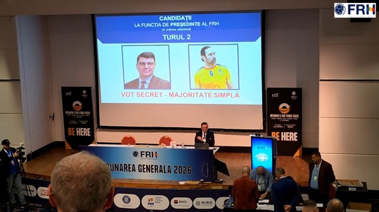Preşedinte nou la Federaţia Română de Handbal! Scorul a fost strâns în turul al doilea, pe care Constantin Din l-a ratat