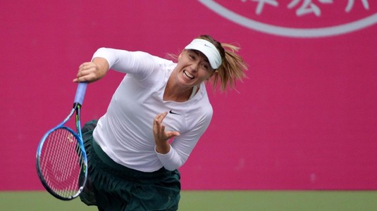 Maria Şarapova a câştigat turneul de la Tianjin, primul după revenirea în activitate, în urma suspendării pentru dopaj