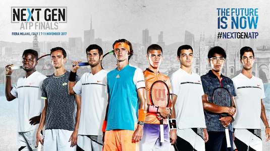 Tenisul spectacol se întoarce de azi la Telekom Sport. Cei mai buni 8 tineri jucători din lume se înfruntă la Milano pentru trofeul Next Gen