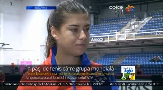 VIDEO Sorana Cîrstea: "Nu ştiam nimic despre echipa Ungariei până să venim aici"