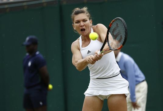 Reacţia Simonei Halep după ce s-a calificat în optimile de finală la Wimbledon