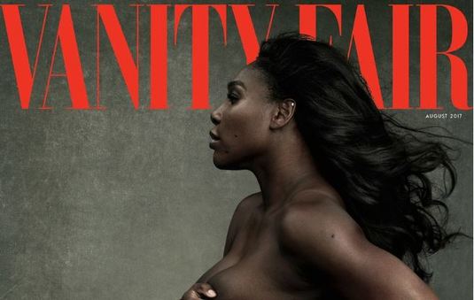 GALERIE FOTO | Serena Williams a pozat goală pe coperta revistei Vanity Fair