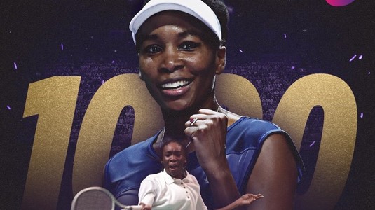 Ce performanţă! Venus Williams a disputat meciul 1.000 al carierei! Câte victorii are sportiva care intra în circuitul profesionist în 1994