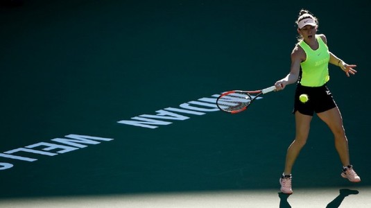 Simona Halep a câştigat partida cu Kristyna Pliskova, 6-4, 6-4 şi s-a calificat în turul trei la Indian Wells
