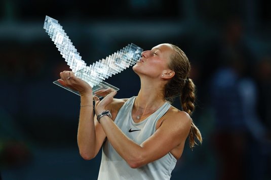 Petra Kvitova, campioana de la Madrid Open, s-a retras de la turneul de la Roma: "Sunt epuizată"