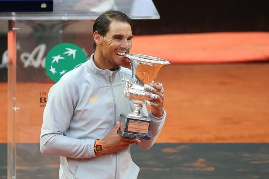 Salvat de ploaie! Rafael Nadal câştigă turneul de la Roma şi revine pe primul loc ATP