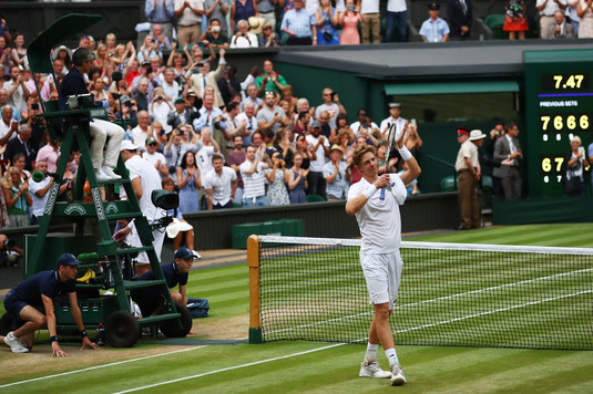 Kevin Anderson în finală la Wimbledon, după o semifinală maraton cu Isner de şase ore şi 36 de minute