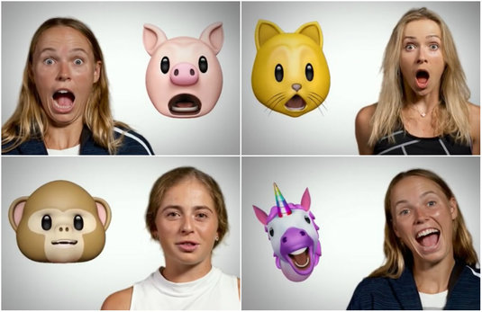Tu ce emoji eşti? VIDEO | Vedetele din tenis au acceptat provocarea WTA. Ce a trebuit să imite Simona Halep :)
