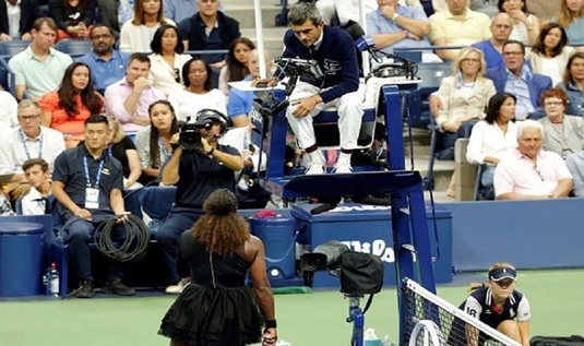 Cât primeşte un arbitru la un turneu de Mare Şlem ca să fie insultat de Serena Williams. Jurnaliştii portughezi au oferit cifrele