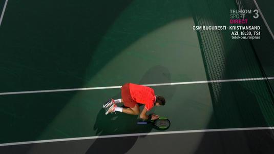 Khachanov, surpriză de proporţii la Paris: victorie în două seturi în faţa lui Novak Djokovic. Rusul a sărutat terenul  la finalul meciului