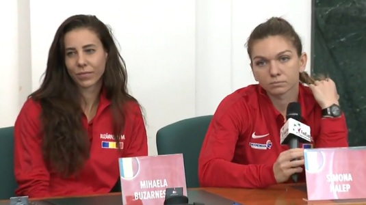 "Nu e cazul să-i dau eu sfaturi!" VIDEO | Reacţia Simonei Halep când a fost întrebată de Mihaela Buzărnescu. Meci de foc pentru "Miki"