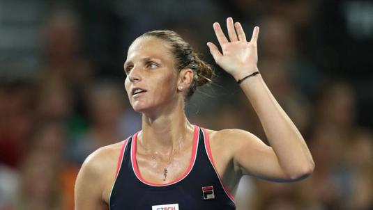 Karolina Pliskova s-a calificat în sferturi la Dubai