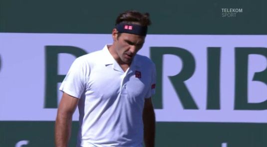 VIDEO | Roger Federer a făcut spectacol în meciul cu Edmund. Cvintuplul campion de la Indian Wells merge mai departe