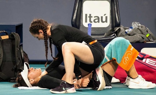 Bianca Andreescu a abandonat în timpul meciului cu Anett Kontaveit, după ce câştigase doar un game