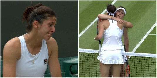 Imagini teribile de la Wimbledon! FOTO | Adversara Svitolinei a început să plângă în hohote pe teren