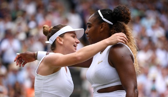 VIDEO | Ce i-a spus Serena Williams lui Halep la fileu, imediat după ce Simona a zdrobit-o în finală: ”Eram foarte emoţionată”
