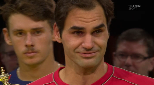 VIDEO | Federer, în lacrimi după trofeul 103 din carieră. A câştigat pentru a 10-a oară la Basel