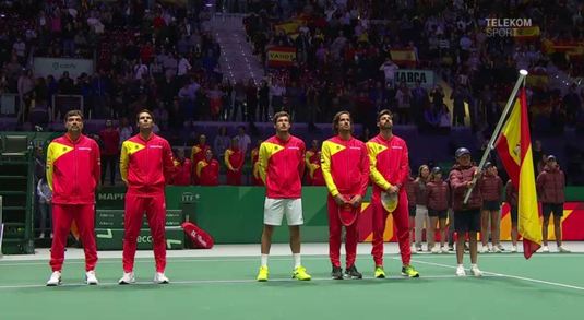 VIDEO Echipa spaniolă de Cupa Davis, gest IMPRESIONAT pentru Roberto Bautista, jucător care şi-a pierdut tatăl cu câteva ore înainte de meci