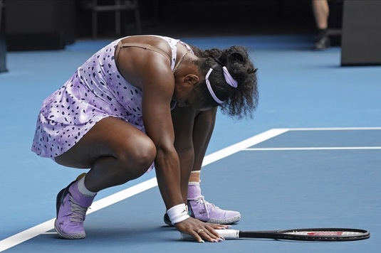 Prima reacţie a Serenei Williams, după eliminarea de la Australian Open în faţa unei sportive din China. "Nu se poate să joc astfel"