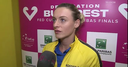 EXCLUSIV | Ana Bogdan, reacţia la cald după succesul entuziasmant contra Kudermetovei. Ce a declarat, după ce a adus un punct României la Fed Cup