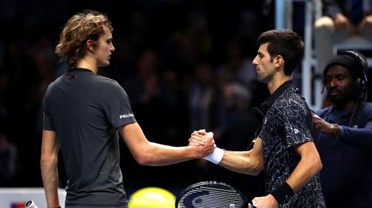 Novak Djokovic s-a calificat în semifinalele Turneului Campionilor de la Londra, după succesul cu Alexander Zverev
