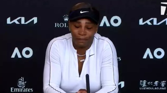 Serena Williams a izbucnit în lacrimi în conferinţa de presă. Tocmai şi-a anunţat retragerea?