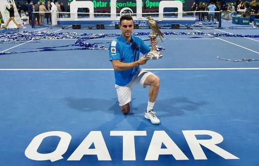Roberto Bautista Agut a câştigat turneul de la Doha, luându-şi revanşa în faţa lui Basilashvili după finala de anul trecut