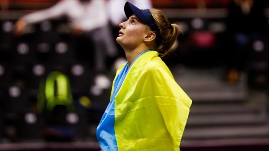 Daiana Iastremska, în lacrimi după victoria cu Ana Bogdan: "Nu o să uit acest meci. Inima mea este acasă şi mintea mea luptă aici"