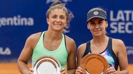 Irina Bara e campioană la Buenos Aires. Românca şi Sara Errani au câştigat proba de dublu a turneului argentinian
