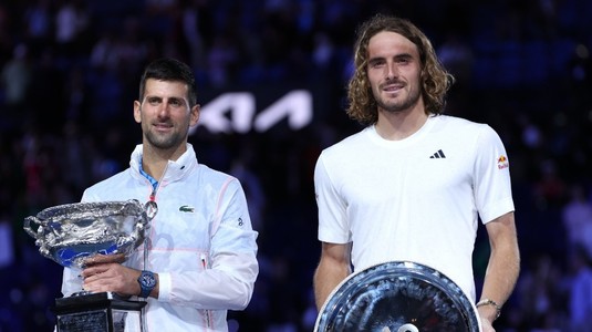 Momente superbe după finala de la Australian Open! Djokovic nu a uitat "circumstanţele": "E cea mai mare victorie din carieră". Ce a spus Tsitsipas