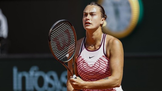 Sabalenka s-a săturat de întrebările despre războiul din Ucraina şi nu s-a prezentat din nou la conferinţa de presă de la Roland Garros: "Nu mă simt în siguranţă"