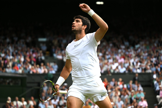 Wimbledon | Carlos Alcaraz, mult prea puternic pentru Daniil Medvedev! Finală de vis cu Novak Djokovic pe iarba londoneză