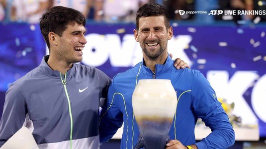 Novak Djokovic e de neoprit chiar şi la 36 de ani. Sârbul a câştigat Mastersul de la Cincinnati şi a stabilit un nou record în istoria turneului
