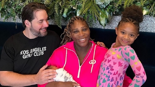 FOTO | Serena Williams, mamă a doua oară: s-a născut Adira River Ohanian 
