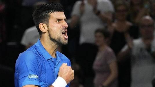 Novak Djokovic nu poate fi oprit! Victorie dramatică cu Rublev şi calificare în finala turneului ATP Masters 1000 de la Paris