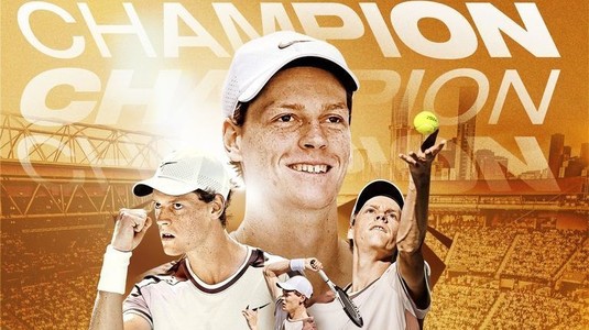 Sinner l-a învins pe Daniil Medvedev şi a câştigat Australian Open. Este primul titlu de grand slam din cariera italianului