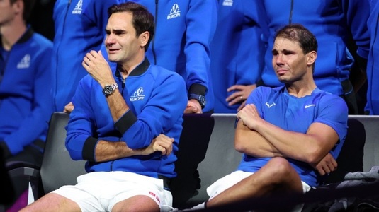 Reacţia lui Roger Federer după anunţul retragerii lui Rafael Nadal: "Am sperat că această zi nu va veni niciodată"